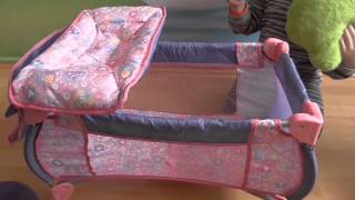 Кроватка 2 в 1 для куклы Беби борн с пеленальным столиком BABY BORN bed