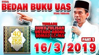EKSKLUSIF BEDAH BUKU UAS 40 ZIKIR DAN DOA PART 1