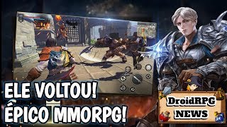 ESSE MMORPG ÉPICO VOLTOU! Siege of Thrones em português / GAMEPLAY ANDROID BR