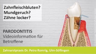 Zahnarzt Ulm Parodontitis - Dr. Petra Romrig