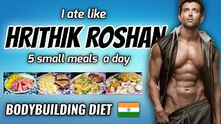I Tried " HRITHIK ROSHAN " Bodybuilding Diet Plan for a Day ??
