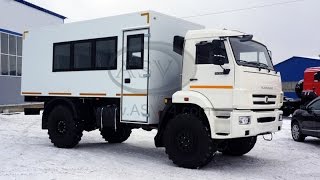 Вахтовый автобус_АСВ  Камаз 43502 - 14 мест