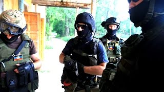 Уникальные кадры тренировки группы специального назначения РФТС ДНР.