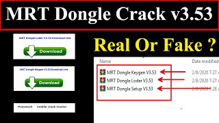 MRT Dongle Crack V3.53 Update 2020/Real Or Fake By AMS TECH