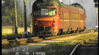 Дизель-поезд Д1-801/654 в ст. Тарту / D1-801/654 at Tartu station
