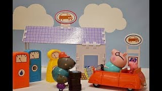Bajka Świnka Peppa po polsku. Peppa pracuje w warsztacie Dziadka Świnki