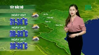 Thời tiết 12h 22/07/2019: Đề phòng nguy cơ cháy rừng tại Trung bộ  | VTC14