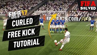 FIFA 17 Curled Free Kick Tutorial - Scoring Tips
