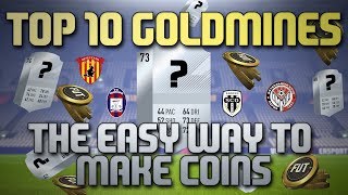 FIFA 18 * OMG ZERO - 160K!! * TOP 10 GOLDMINES!! EASY COINS FOR EVERYONE!!