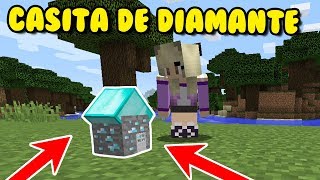 CÓMO VIVIR DENTRO DE UNA CASA DE DIAMANTES PEQUEÑA EN MINECRAFT