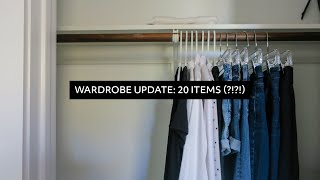 My 20 Item Wardrobe: Wardrobe Declutter & Planning