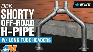 2015-2017 Mustang (V6 w/ Long Tube Headers) BBK Shorty Off-Road H-Pipe Review