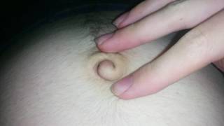Outie Belly Button Play (Close Up)