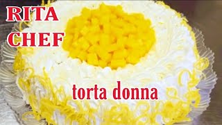 TORTA  " DONNA"  al limone di RITA CHEF (GLUTEN FREE).