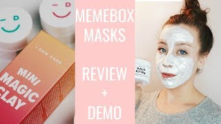 MEMEBOX // REVIEW AND DEMO OF 6 MEMEBOX FACE MASKS
