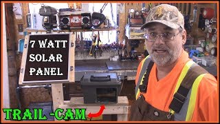 HOW TO WIRE A TRAIL/GAME CAMERA  TO A SOLAR PANEL AND 12V BATTERY  - PART THREE