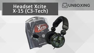 Unboxing & Review - Headset Xcite X-15 (C3-Tech)