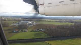 Welcome Air Dornier Do-328 I Approach and Landing at Linz Airport I OE-LKB