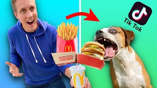 Testing VIRAL TikTok Life Hacks for dogs! ** They work **