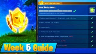 Fortnite Week 5 Challenges Guide - Treasure Map, Rift Locations & More (Season 5 Battle Royale)
