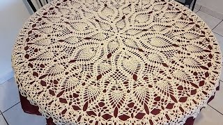 Como tejer mantel a crochet paso a paso parte 1/6