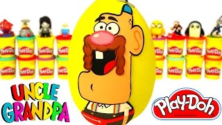Huevo Sorpresa Gigante de Tío Grandpa en Español de Plastilina Play Doh