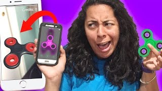 Trying fidget Spinner iPhone Apps! (Mystery Gaming)
