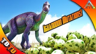 CRAZY IGUANODON COLOR MUTATIONS! ARK BREEDING MUTATIONS! Ark Survival Evolved