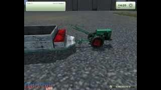 Скачать бесплатно мод мото культиватора с прицепом для игры  Farming Simulator 2013 геймфан.рф