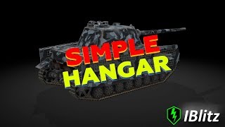 Минималистичный ангар для WoT Blitz | Моды вот блиц
