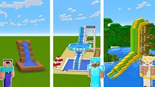 Minecraft WATER PARK CHALLENGE ? / Noob vs Pro vs God in Minecraft