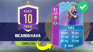 92 EOE KAKA SBC CHEAPEST SOLUTION - Squad Builder Challenge 92 Kaka Cheapest Way #FIFA18