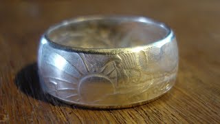 Curling the Edges of a Coin Ring without a Ring Press