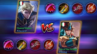 KING OF LIFESTEAL | ALUCARD VS ZILONG USING LIFESTEAL BUILD | MOBILE LEGENDS