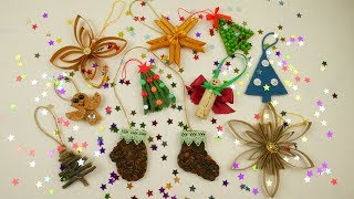 10 DIY Ideas for Christmas Tree Decorations