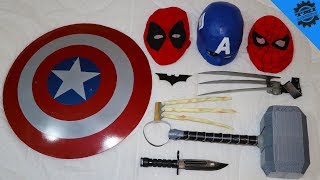Montei o Arsenal dos Vingadores (Equipamentos de Heróis)