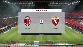 FIFA 20 AC MILAN VS TORINO SERIE A PREDICTION
