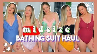 MIDSIZE SWIMSUIT HAUL + ACCESSORIES! | WHERE I GET MY BATHING SUITS