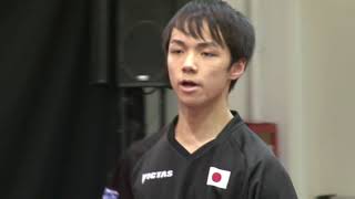 2017世界ジュニア卓球選手権 男子シングルス3回戦 木造勇人vsMOREGARD  Truls