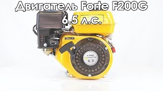 Двигатель Forte F 200 G (6,5 л.с, бензин, шпонка)
