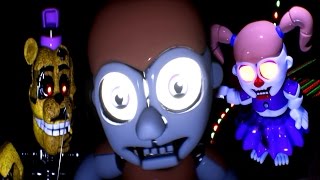 NEW ANIMATRONICS GAMEPLAY!! FNaF Sister Location Unreal Engine "Fredbear"