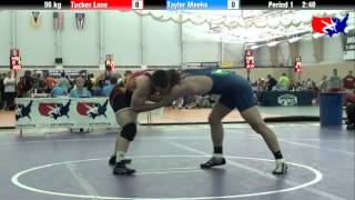 Tucker Lane vs. Taylor Meeks at 2013 ASICS University Nationals - FS