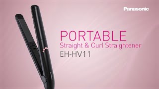 Introducing Panasonic Portable Straight & Curl Straightener EH-HV11 (ME)