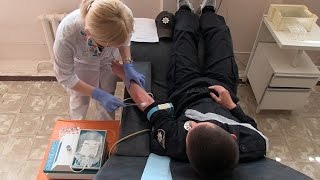 У Житомирі 30 патрульних поліцейських стали донорами та підтримали акцію «Здай кров - врятуй життя»