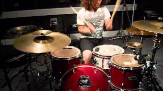 The Devil Wears Prada Outnumbered drum cover - izzy - Zombie series