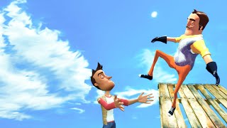 HELLO NEIGHBOR: Ragdolls & Epic Falls episode #10 [GMOD]