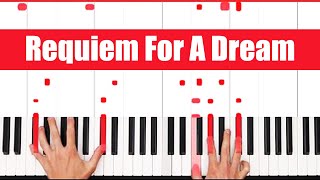 Requiem For A Dream Piano Tutorial - HARD