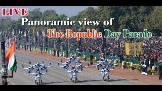 Panoramic view of the Republic Day Parade -  Republic Day 2020 -  LIVE