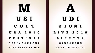 Musicultura 2016 - Audizioni Live - Sabato 13 Febbraio