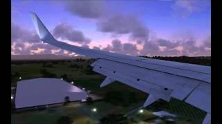 PMDG 737-800 NGX landing YMLT Launceston (ORBX FTX)